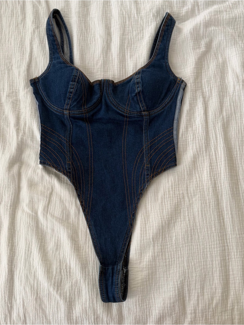 Ivy Park Denim Bodysuit - Picture 3 of 9